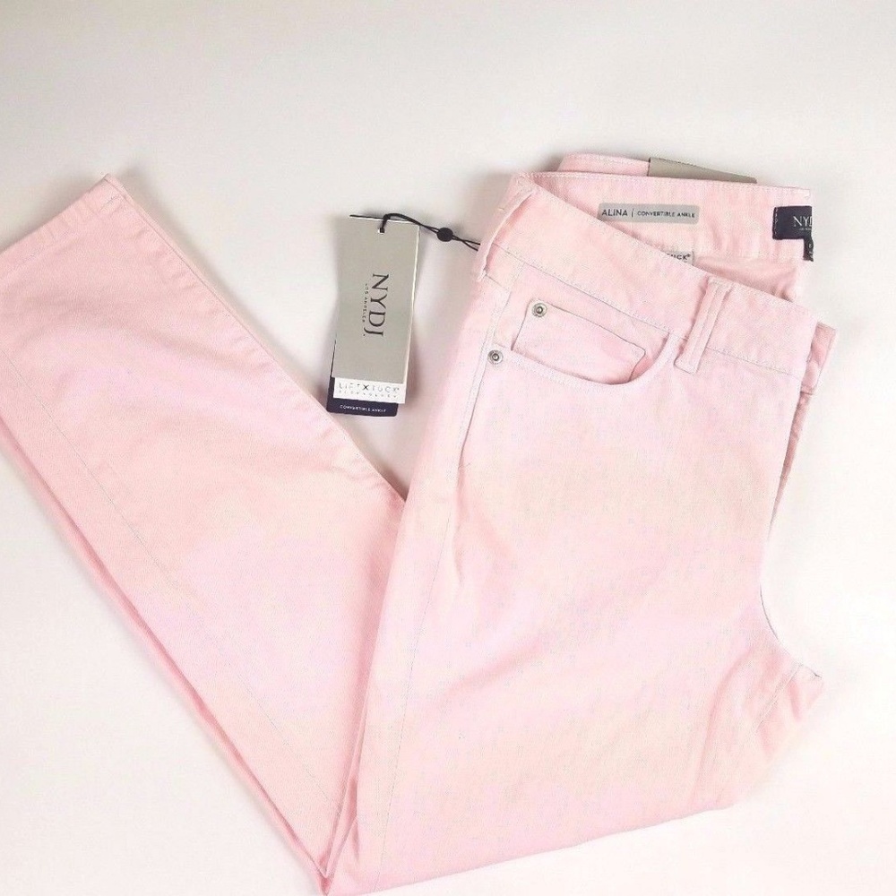 *NYDJ Alina convertible ankle jeans pants size 10P - Picture 5 of 8